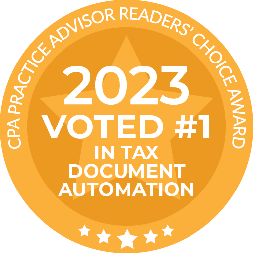 CPA Readers’ Choice Award #1 Tax Document Automation