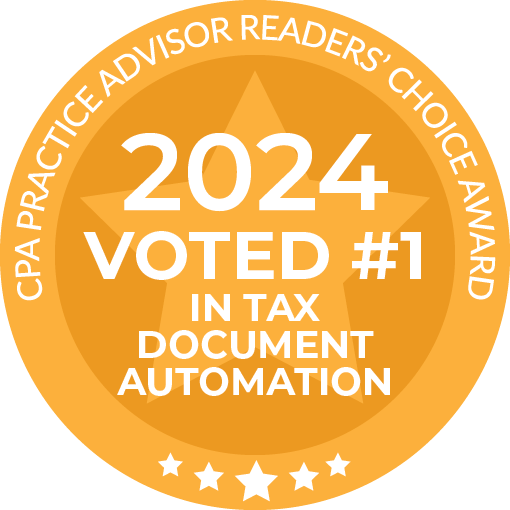 CPA Readers’ Choice Award #1 Tax Document Automation